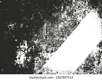 Distressed overlay texture of cracked concrete, stone or asphalt. grunge background. abstract halftone vector illustration