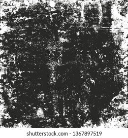 Distressed overlay texture of cracked concrete, stone or asphalt. grunge background. abstract halftone vector illustration