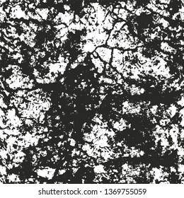 Distressed overlay texture of cracked concrete, stone or asphalt. grunge background. abstract halftone vector illustration