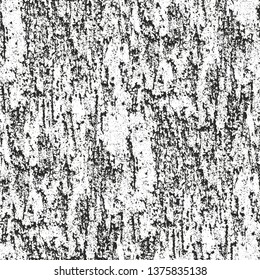 Distressed overlay texture of cracked concrete, stone or asphalt. grunge background. abstract halftone vector illustration