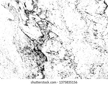 Distressed overlay texture of cracked concrete, stone or asphalt. grunge background. abstract halftone vector illustration