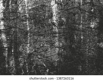 Distressed overlay texture of cracked concrete, stone or asphalt. grunge background. abstract halftone vector illustration
