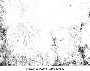 Distressed overlay texture of cracked concrete, stone or asphalt. grunge background. abstract halftone vector illustration