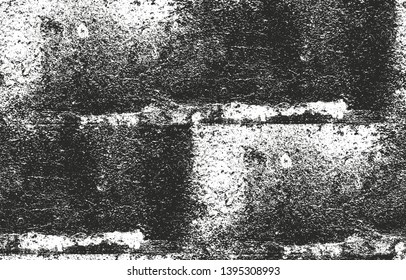 Distressed overlay texture of cracked concrete, stone or asphalt. grunge background. abstract halftone vector illustration