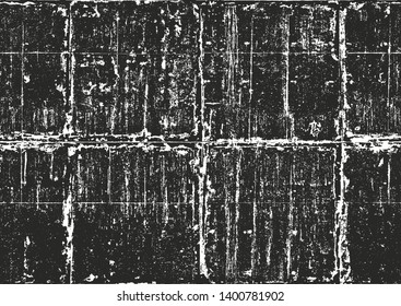 Distressed overlay texture of cracked concrete, stone or asphalt. grunge background. abstract halftone vector illustration