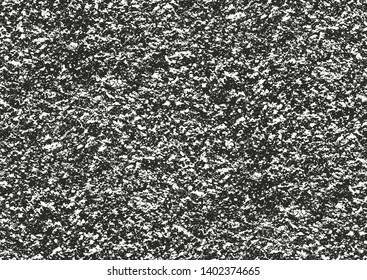 Distressed overlay texture of cracked concrete, stone or asphalt. grunge background. abstract halftone vector illustration