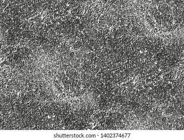 Distressed overlay texture of cracked concrete, stone or asphalt. grunge background. abstract halftone vector illustration
