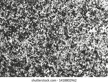 Distressed overlay texture of cracked concrete, stone or asphalt. grunge background. abstract halftone vector illustration