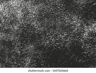 Distressed overlay texture of cracked concrete, stone or asphalt. grunge background. abstract halftone vector illustration