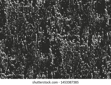 Distressed overlay texture of cracked concrete, stone or asphalt. grunge background. abstract halftone vector illustration
