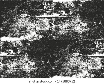 Distressed overlay texture of cracked concrete, stone or asphalt. grunge background. abstract halftone vector illustration