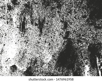 Distressed overlay texture of cracked concrete, stone or asphalt. grunge background. abstract halftone vector illustration