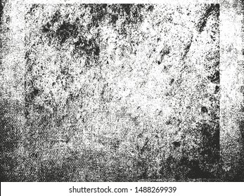 Distressed overlay texture of cracked concrete, stone or asphalt. grunge background. abstract halftone vector illustration