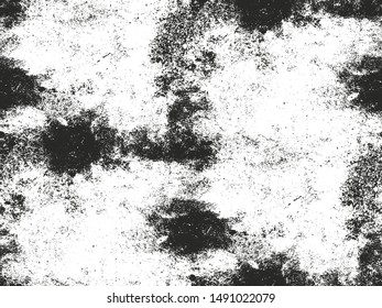 Distressed overlay texture of cracked concrete, stone or asphalt. grunge background. abstract halftone vector illustration