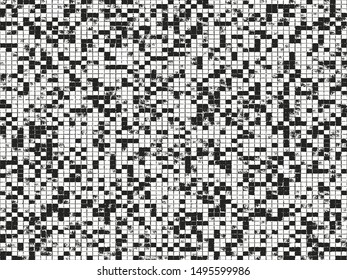Distressed overlay texture of cracked concrete, stone or asphalt. grunge background. abstract halftone vector illustration
