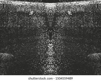 Distressed overlay texture of cracked concrete, stone or asphalt. grunge background. abstract halftone vector illustration
