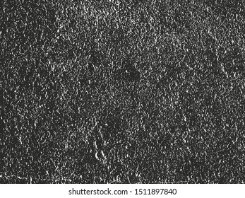 Distressed overlay texture of cracked concrete, stone or asphalt. grunge background. abstract halftone vector illustration
