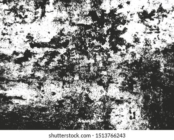 Distressed overlay texture of cracked concrete, stone or asphalt. grunge background. abstract halftone vector illustration