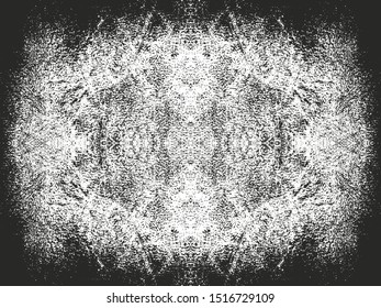 Distressed overlay texture of cracked concrete, stone or asphalt. grunge background. abstract halftone vector illustration