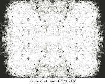 Distressed overlay texture of cracked concrete, stone or asphalt. grunge background. abstract halftone vector illustration