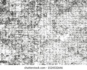 Distressed overlay texture of cracked concrete, stone or asphalt. grunge background. abstract halftone vector illustration