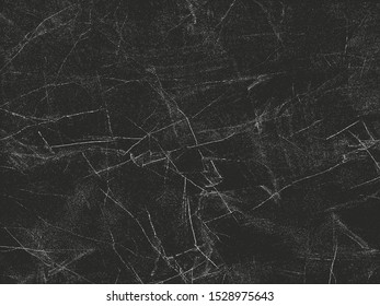 Distressed overlay texture of cracked concrete, stone or asphalt. grunge background. abstract halftone vector illustration
