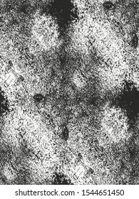 Distressed overlay texture of cracked concrete, stone or asphalt. grunge background. abstract halftone vector illustration