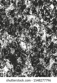 Distressed overlay texture of cracked concrete, stone or asphalt. grunge background. abstract halftone vector illustration