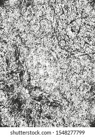 Distressed overlay texture of cracked concrete, stone or asphalt. grunge background. abstract halftone vector illustration