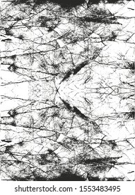 Distressed overlay texture of cracked concrete, stone or asphalt. grunge background. abstract halftone vector illustration