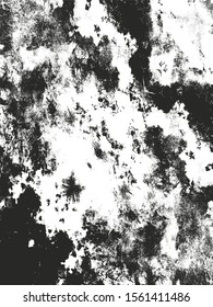 Distressed overlay texture of cracked concrete, stone or asphalt. grunge background. abstract halftone vector illustration