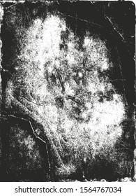 Distressed overlay texture of cracked concrete, stone or asphalt. grunge background. abstract halftone vector illustration