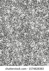 Distressed overlay texture of cracked concrete, stone or asphalt. grunge background. abstract halftone vector illustration