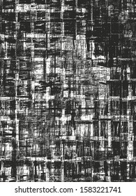 Distressed overlay texture of cracked concrete, stone or asphalt. grunge background. abstract halftone vector illustration