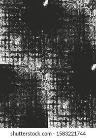 Distressed overlay texture of cracked concrete, stone or asphalt. grunge background. abstract halftone vector illustration