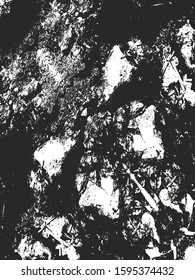 Distressed overlay texture of cracked concrete, stone or asphalt. grunge background. abstract halftone vector illustration