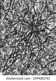 Distressed overlay texture of cracked concrete, stone or asphalt. grunge background. abstract halftone vector illustration