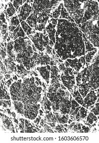 Distressed overlay texture of cracked concrete, stone or asphalt. grunge background. abstract halftone vector illustration