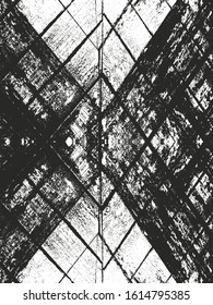 Distressed overlay texture of cracked concrete, stone or asphalt. grunge background. abstract halftone vector illustration