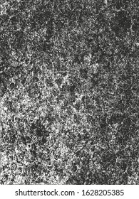 Distressed overlay texture of cracked concrete, stone or asphalt. grunge background. abstract halftone vector illustration
