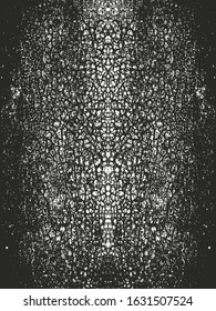 Distressed overlay texture of cracked concrete, stone or asphalt. grunge background. abstract halftone vector illustration