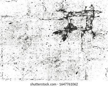 Textura superpuesta en peligro de hormigón, piedra o asfalto. fondo grueso. ilustración abstracta de medio tono vectorial