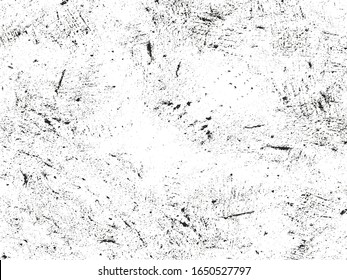 Distressed overlay texture of cracked concrete, stone or asphalt. grunge background. abstract halftone vector illustration