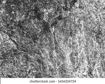 Distressed overlay texture of cracked concrete, stone or asphalt. grunge background. abstract halftone vector illustration