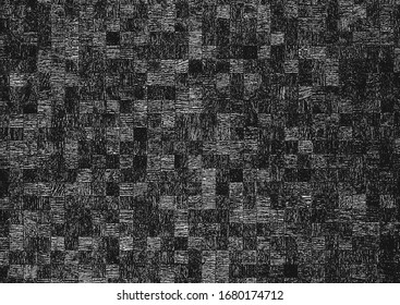 Distressed overlay texture of cracked concrete, stone or asphalt. grunge background. abstract halftone vector illustration