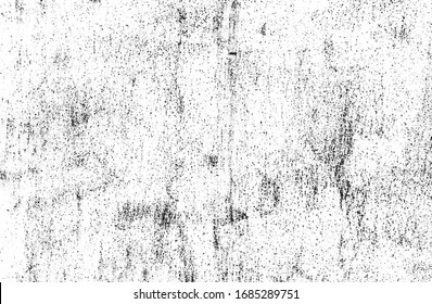 Distressed Overlay Texture Of Cracked Concrete, Stone Or Asphalt. Grunge Background. Abstract Halftone Vector Illustration