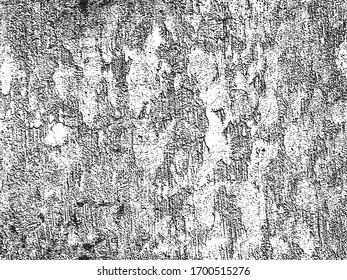 Distressed overlay texture of cracked concrete, stone or asphalt. grunge background. abstract halftone vector illustration