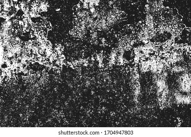 Textura superpuesta en peligro de hormigón, piedra o asfalto. fondo grueso. ilustración abstracta de medio tono vectorial