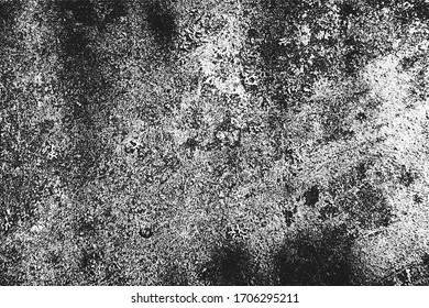 Textura superpuesta en peligro de hormigón, piedra o asfalto. fondo grueso. ilustración abstracta de medio tono vectorial