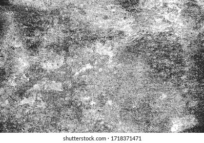 Distressed overlay texture of cracked concrete, stone or asphalt. grunge background. abstract halftone vector illustration